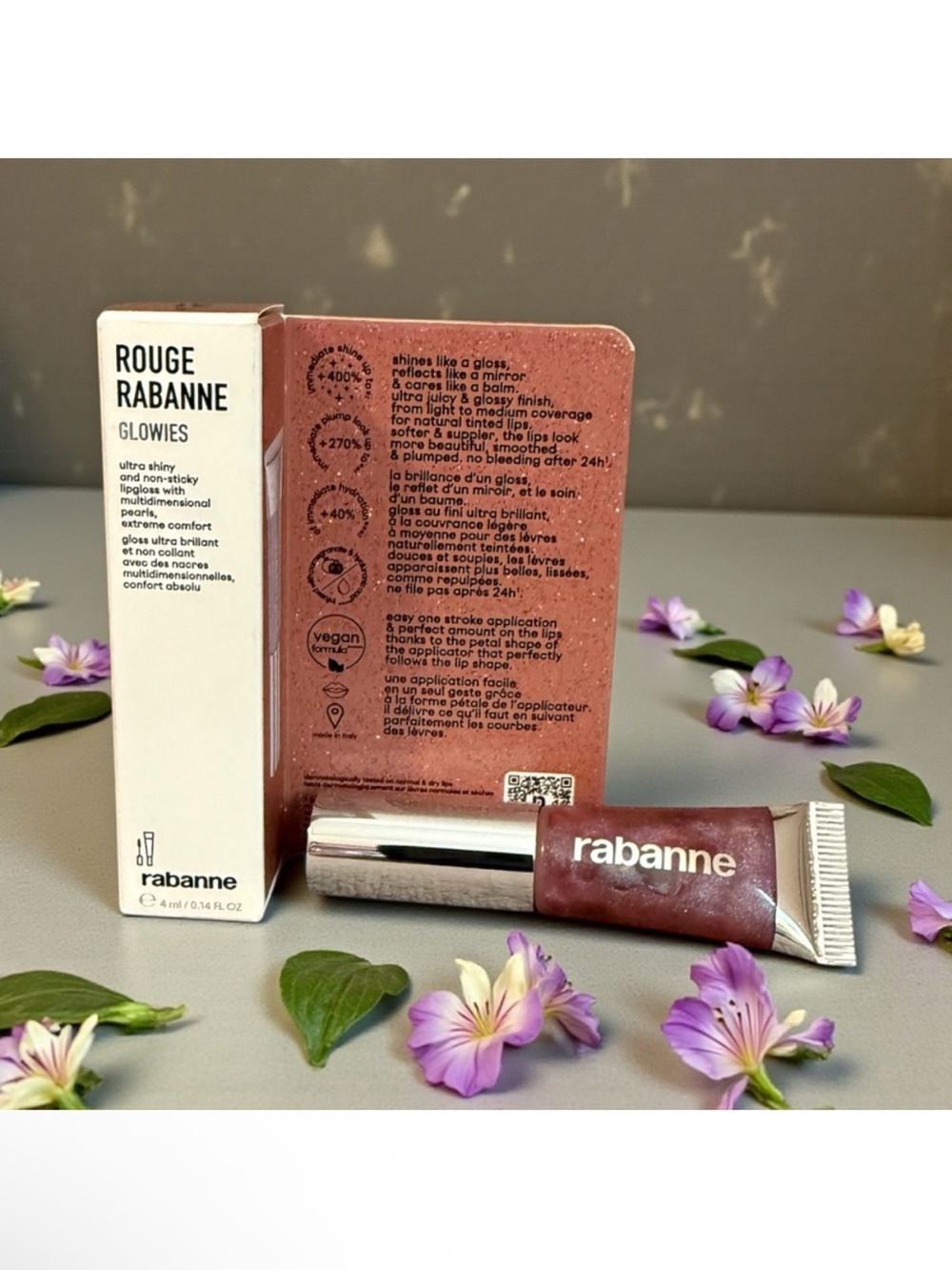 Rabanne Rouge Glowies Lip Gloss - 091 Viral